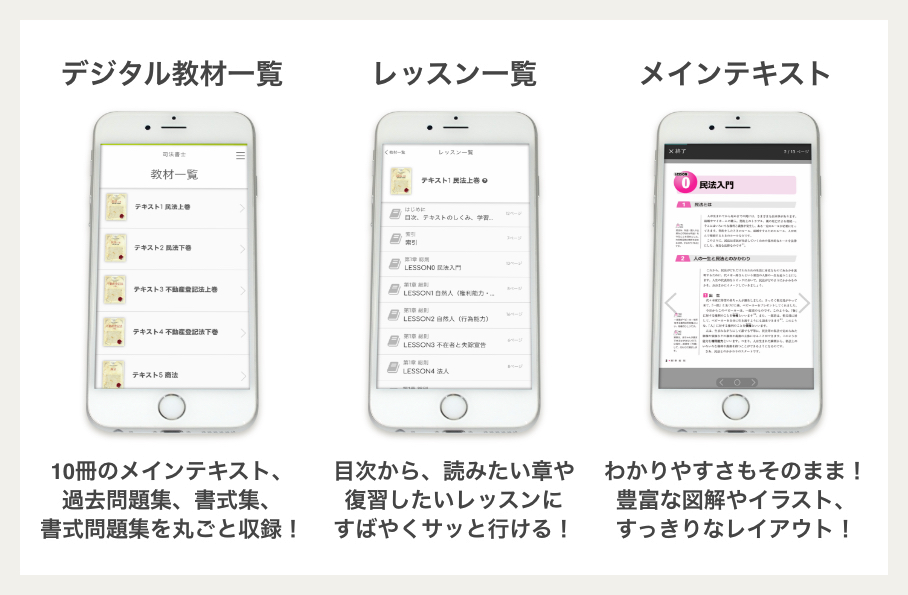 ユーキャンの司法書士資格取得講座｜デジタルテキスト